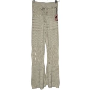 Sincerely Jules Swim Coverup Crochet Knit Pants